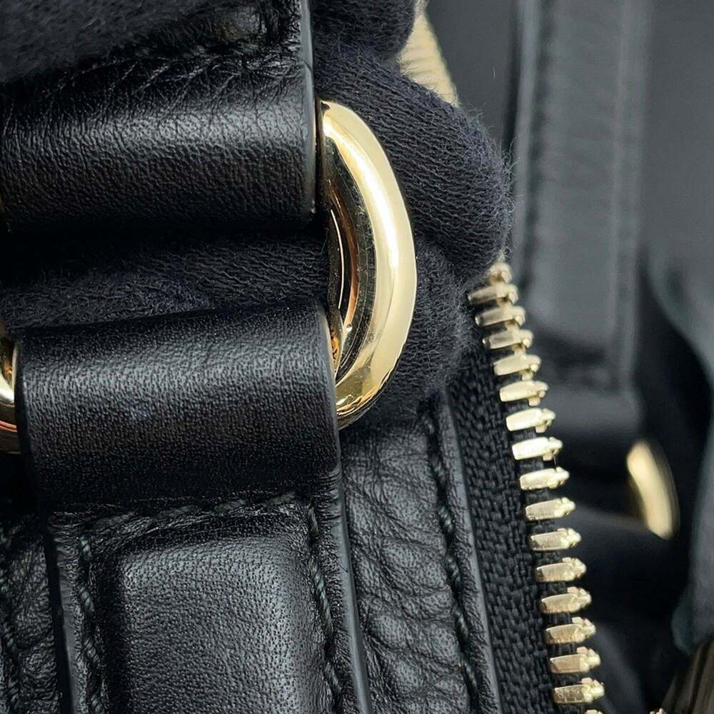 GUCCI Authentic Black Leather Boston Bag - Picture 11 of 16